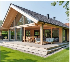 остекление террасы загородного дома